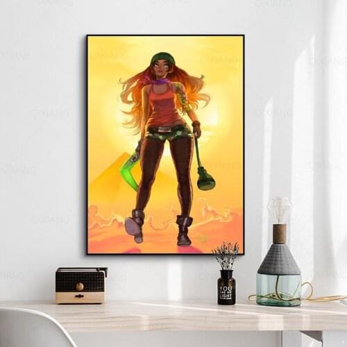Sexy NaNa anime Framed Canvas poster Painting wall Art decor Study Home Decoration Wooden Frame Prints