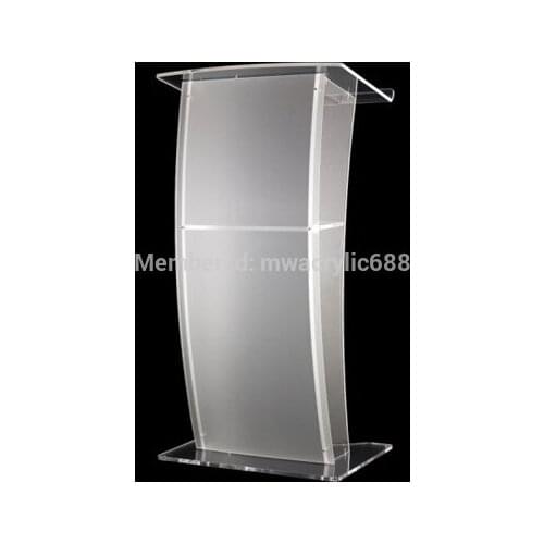 Pulpit furniture Free Shipping High Quality Price Reasonable CleanAcrylic Podium Pulpit Lectern acrylic podium plexiglass