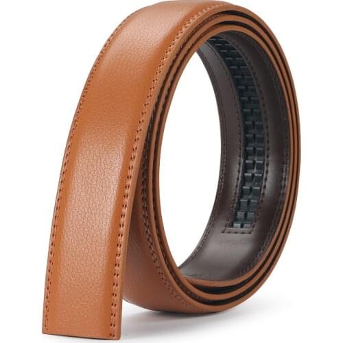New Male Automatic Buckle Belts Real Leather Belt Brand Men High Quality Male Genuine Strap Jeans Belt Mens Belts Luxury 3.5cm