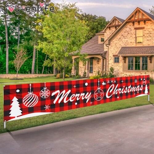 Merry Christmas Outdoor Banner Christmas Decorations For Home Cristmas Flag hanging ornaments Xmas navidad Noel Happy New Year
