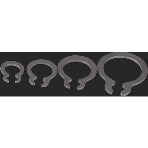 Spot wholesale 304 stainless steel shaft with bezel shaft with outer card ring C-type elastic card reed s3-75 10PCS