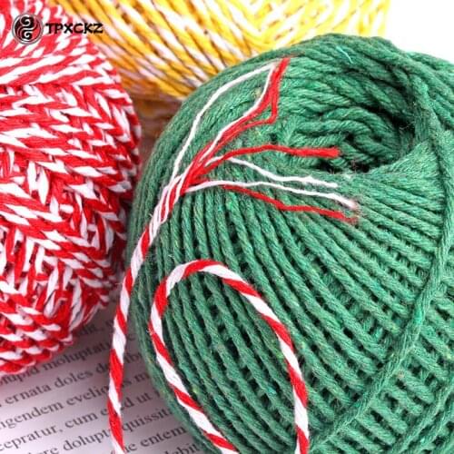 1Roll Cotton Twine Macrame String Hemp Rope Wrapping Cords For DIY Cooking Culinary Meat Barbecue Strings Meat Sausage Tie