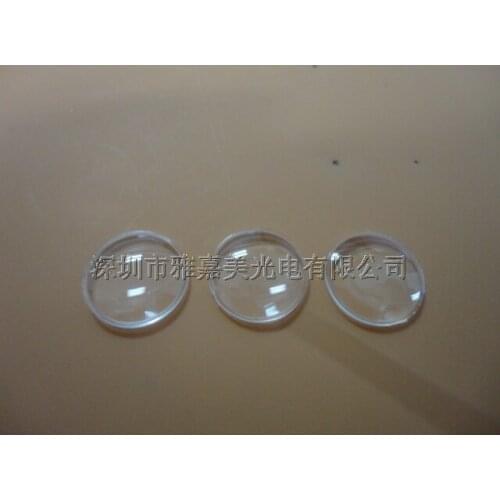 1w 3w 5w LED optical lens diameter 13mm Focal length 25mm Double Convex lens ,Laser light lenses,Plastic led lens