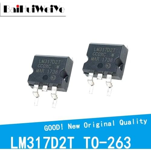 10PCS/LOT LM317D2T LM317D LM317 TO-263 New Original IC Chipset MOSFET MOSFT TO263 Three-terminal voltage regulator