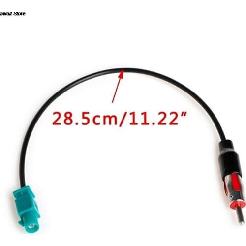 1PC Car Truck Player Stereo Antenna Adapter Male Aerial Plug Radio Converter Cable