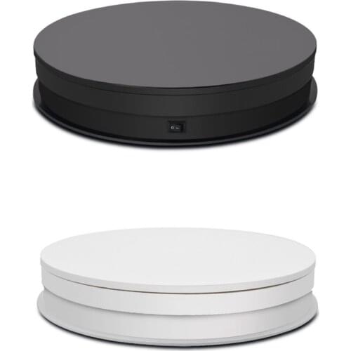 15/20/30cm Automatic Electric Rotating Turntable 360 Degree Jewelry Organizer Display Stand for Photography Max Load 20kg Holder