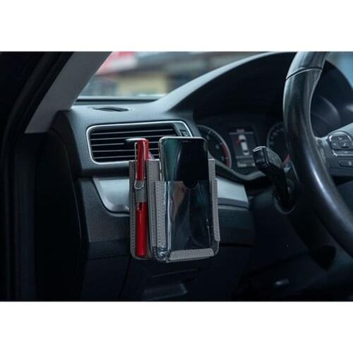 X7AE Car Phone Storage Bag Multifunctional Pocket Auto Air Outlet Pocket for All Purpose Vehicle