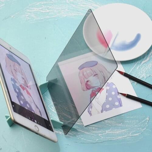 Drawing Board Optical Imaging Sketch Reflection Dimming Bracket Painting Mirror Plate Tracing Table Projection Board Plotter