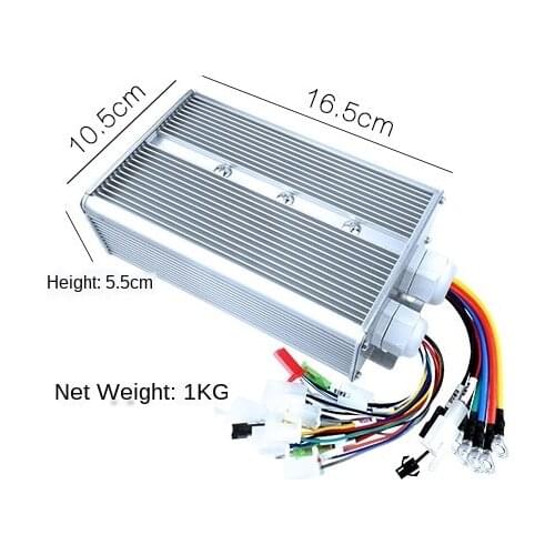 Electric Tricycle Controller Intelligent Brushless Motor Universal Universal 72v48v60v1200w1200 Watt 18-tube Electrical YG6K2843