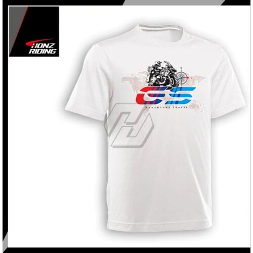 For BMW F650GS F700GS F800GS F850GS G310GS R1200GS Adventure T Shirt O-Neck Printed T-Shirt Short Sleeve T-Shirt