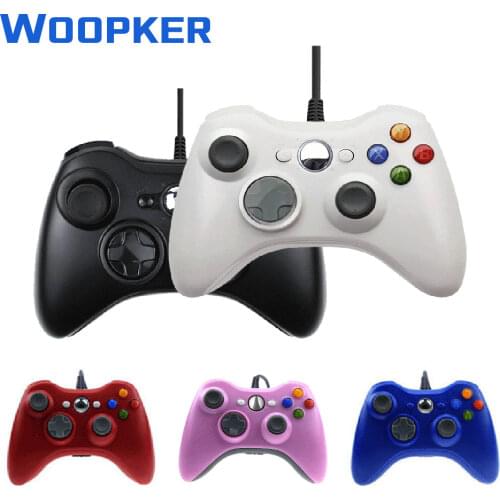 USB Wired Gamepad for Xbox 360 Controller for Windows 7/8/10 Microsoft PC Controller Support for Steam Game