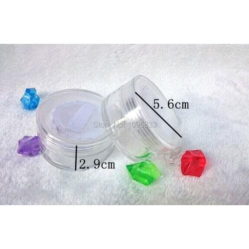 Cosmetic Sifter Jars Powder Capacity 10g With Powder Puff, Empty Box Jar Containers, Make-up powder Packing bottles, 30pcs/Lot