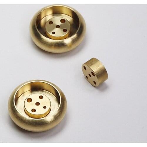 Incense Burner Brushed Surface Anti-oxidation Compact Detachable 5 Holes Brass Stick Holder for Home Decoration Decor