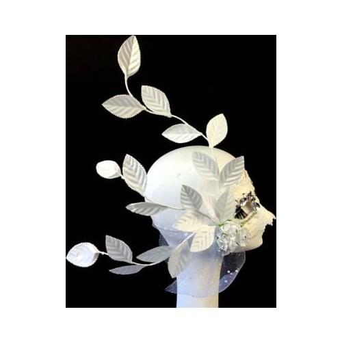 White Branch Masquerade Mask Halloween Cosplay Party Mask Christmas Stage Catwalk Exaggerated Mask