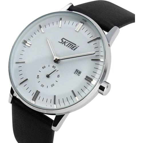 Fashion Faux Leather Men wristwatches Man relojes Hour Blue Ray Glass Quartz Watch Mens Watches Top Brand Luxury Casual Watches