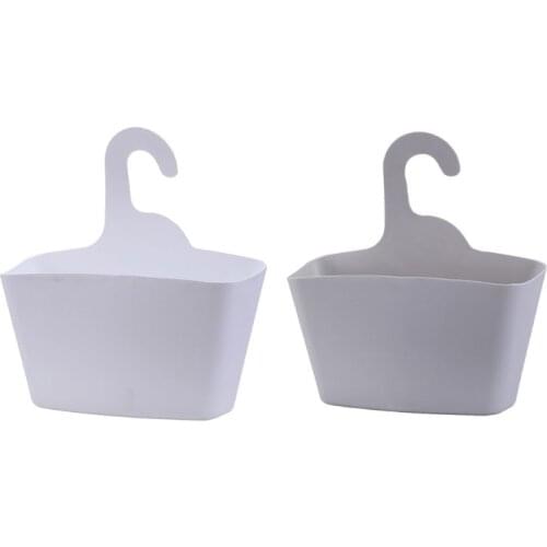 Wall Mount Multi-layer Plastic Hanging Shower Basket Bathroom Caddy Organizer