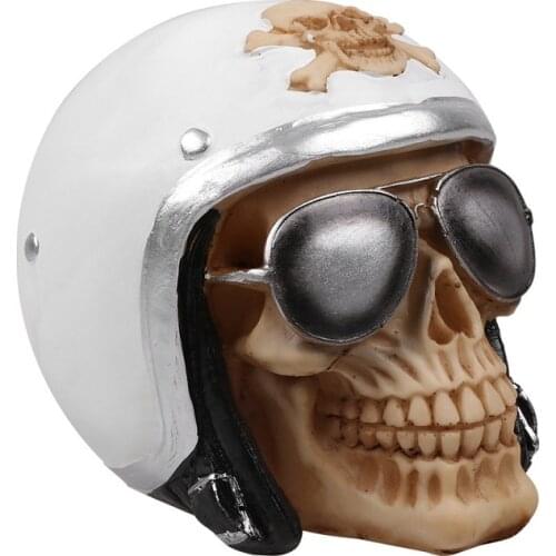 Holiday Skull Resin Skeleton Storage Hook Wall Mount Desk Ornament Living Room Sets Home Party Halloween Decoration Accessory