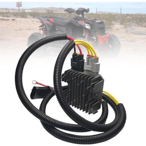 2001F.2 Voltage Regulator Professional Replacement Black Anti-scratch Voltage Rectifier for Polaris-Sportsman