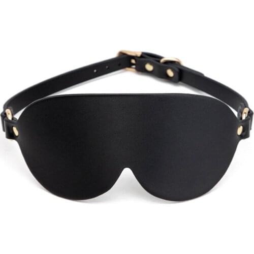 PU Leather Blindfold Adult Games BDSM Flirt Spanking Sex Toy Eye Mask Sleeping Masquerade Cat Eye Party Club Coslay Mysterious