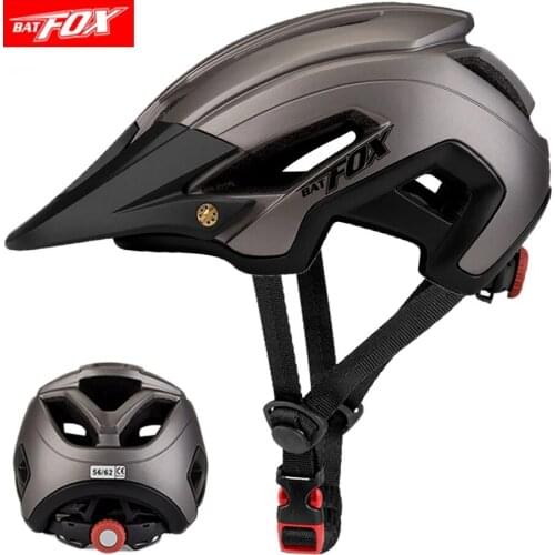 BATFOX Matte Bicycle Helmet Men Women Outdoor Sports Helmet MTB Road Bike Helmet Cycling Helmets Matte Black Cap casco bicicleta