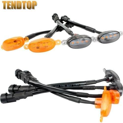 Tendtop 4SMD Side Lights For Auto Grill Warning Signal Universal Strobe Lamp Light Car Accessories Parts Raptor Style