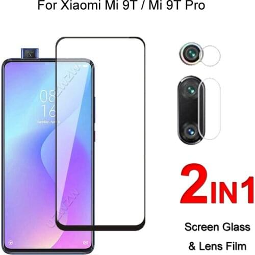 Full Cover Glass For Xiaomi Mi 9T Pro / Mi 9T Screen Protector Protective Tempered Glass Explosion Proof & Camera Lens Film
