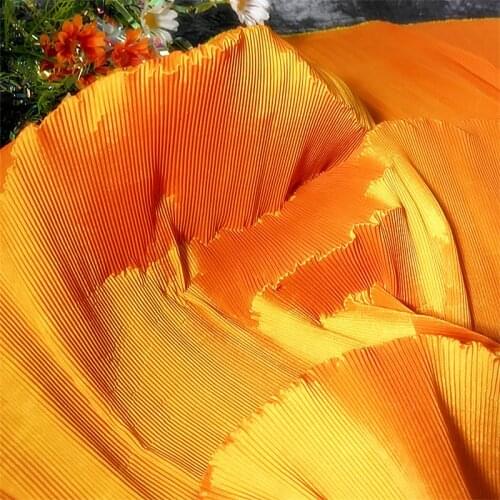 Stiff Ruffled Fabric Pleated Frill fabric Fold Fabric For Houte Couture, Fashion Show, Photography, Apparel Design 1 Yard