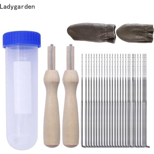 105PCS 7.9/8/8.6/9cm Felt Craft Felting Needles Wool Felt Pocked Needles Set Hand Craft Needle Felting Tools DIY Needles Handle