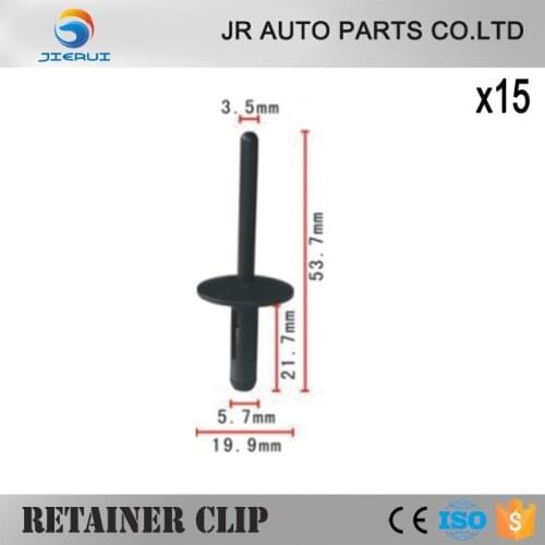 15 X FOR BMW E90 E91 Z4 E85 E86 X3 X5 X6 BUMPER SKIRT SILL RIVET CLIPS NEW REPAIR SET OE 51717002953