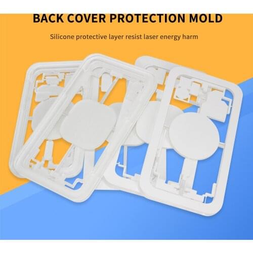 13PCS Set Jiutu Physical Drawing Guard Mold Protection For iPhone Back Glass Removal with Laser Machines