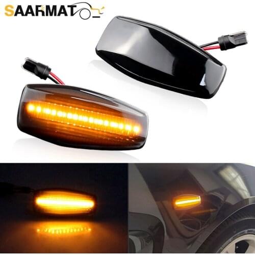 2pcs For Hyundai Flowing Water Indicator LED Side Marker Turn Signal Light For Elantra Getz Sonata XG Terracan Tucson i10 Coupe