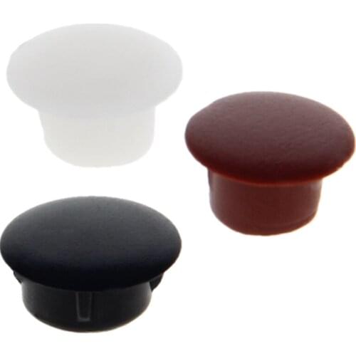 MroMax Screw Hole Covers Household Hardware Furniture Rod Diameter 8/10mm Cap Diameter 11/14mm Height 7mm 20/30/50/100/500pcs