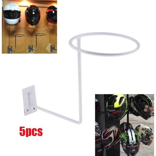 5pcs Motorcycle Helmet Holder Stand Painter Hat Wig Scarves Display Rack Hanger Hook