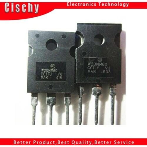 5pcs/lot W20NM60 STW20NM60 W20NM60FD 20N60 20A 600V TO247 original IC