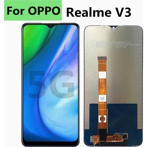 6.5" For OPPO Realme V3 LCD Display Touch Screen Digitizer Sensor Assembly For Oppo Realme V3 5G LCD Display