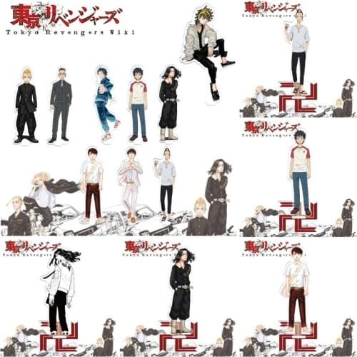 Anime Tokyo Revengers Sano Manjiro Hanagaki Takemichi New Style Acrylic Stand Cool Figure Model Plate Desk Decor Gift For Man