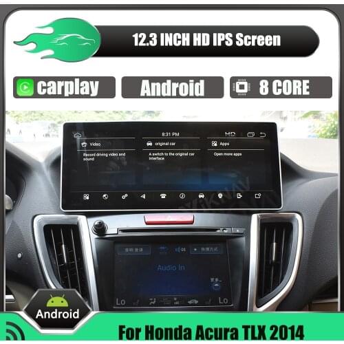 2 Din Android Car Radio for Honda Acura TLX 2014 Car DVD player touch screen GPS navigation multimedia player stereo receiver