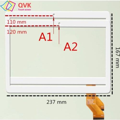 White 10.1 inch for CARBAYTA S110 Carbaystar T805C K999 S109 CB990 touch screen panle free shipping