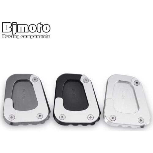 BJMOTO Motorcycle Side Stand Kickstand Sidestand Extension Plate Pad For BMW K1600GT/1600GTL 2016-2017