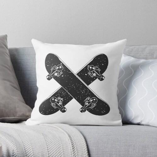 Skateboard X Polyester Decor Pillow Case Home Cushion Cover 45*45cm