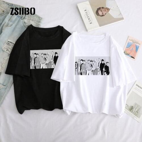 Anime Manga Music Graphic punk Yaoi Bl Given Yaoi Given T-shirt Loose big Size Harajuku Tops Ulzzang Short Sleeve Women T-shirt