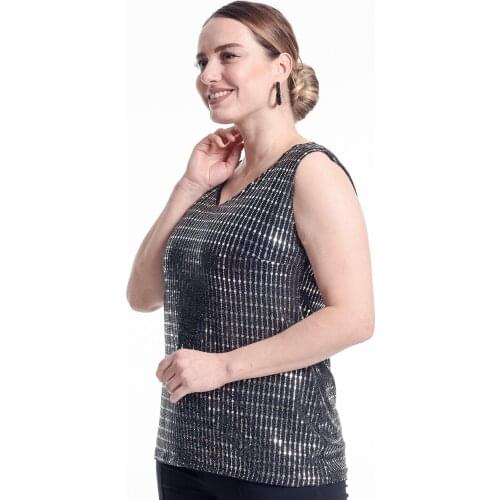 Hanezza Plus Size Brand New Wristwatch for Sequined Bluz