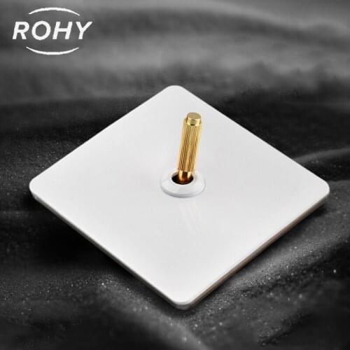 Brass wall switch,Vintage toggle switch 220V 1/2/3/4Gang.2Way 10A Vintage Retro light switches switch for livingroom brass lever