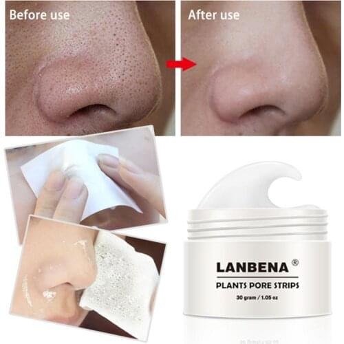 New Style Blackhead Remover Nose Mask Pore Strip Black Mask Peeling Acne Treatment Strip Cleanser Black Deep Cleansing TSLM1