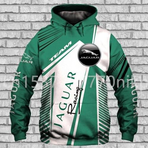 2021 New Jaguar Brand Mens Hoodie 3D Anime Oversized Hoodie High Quality Harajuku Sweatshirt Hip Hop Mens Clothes Streetwear