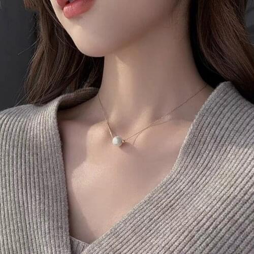 New Arrival Necklaces Fashion Women Chains Necklaces Trendy Link Chain Metal Round All Compatible Party Simple Jewelry