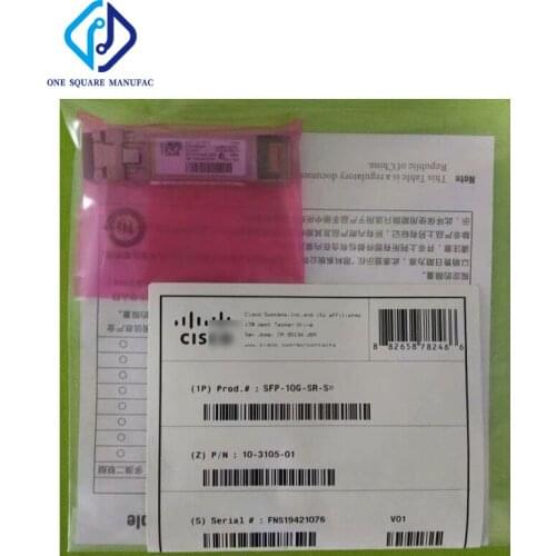 Original SFP-10G-SR-S= For CISCO 850NM 0.3KM SFP Fiber Optical Module Transceiver