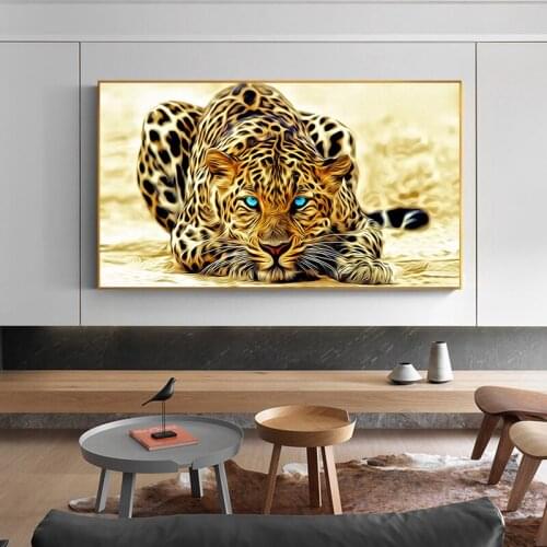 Poster Canvas Painting Modern Wall Art Brown Lions Animal Posters and Prints Wall Pictures For Living Room Cuadros Home Decor