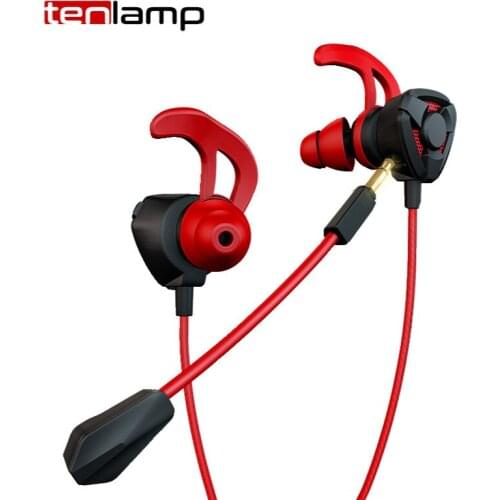 Studio Gaming Portable Earphone in‑Ear Headsets Earphones Dynamic Clear Sound with Microphone 3.5mm Ear Hook headphones