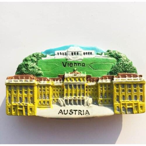 QIQIPP European Austrian capital Vienna beauty palace creative tourism commemorative crafts magnetic stickers